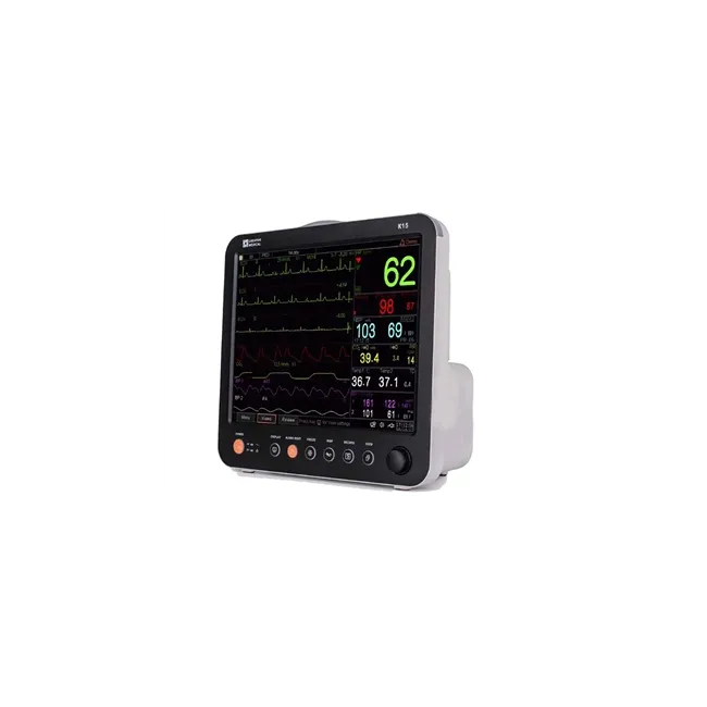 Monitor pacienți functii vitale K15 touchscreen 15" – ECG 5 derivații, 2 IBP + EtCO₂