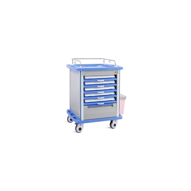 Cărucior Medicamente Neo  – Mobilier Medical Profesional cu Sertare