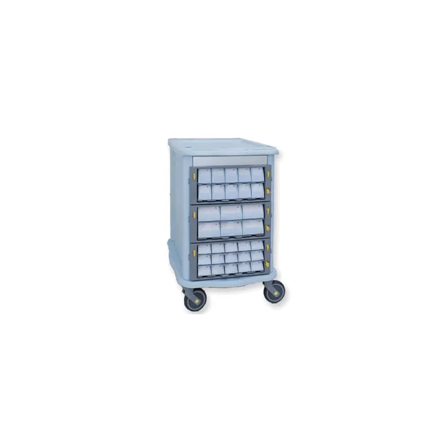 Cărucior farmaceutic dublu – 62 casete monodoză