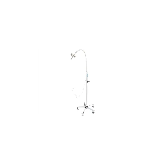 Lampă LED medicală LUMEX cu mâner direcțional – pe cărucior mobil, 6 LED-uri, 5 trepte de intensitate