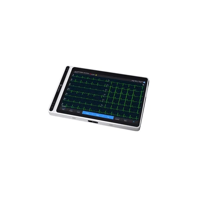 Tabletă Electrocardiograf NEO ECG S120 – Ecran Touch Screen Color 7", Achiziție pe 12 Derivații, Conectori Banana Plug, Algoritm Glasgow și Transmisie Wireless WiFi/4G