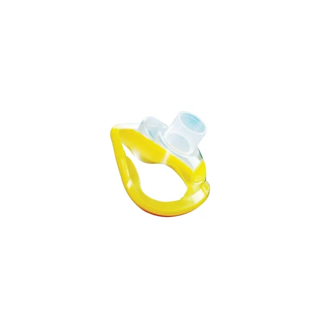 Mască facială ULTRA nr. 2 pentru copii – galbenă – 10–25 kg