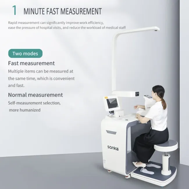 Statie interactiva self-service de control a sanatatii all-in-one