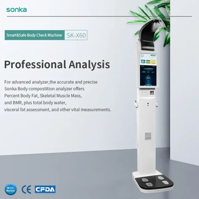 Analizor smart compoziție corporală cu taliometru inclus
