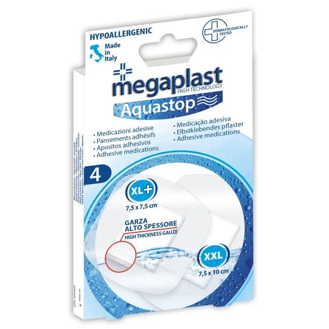 Plasturi cu pad absorbant, rezistenți la apa , 2 dimensiuni XL, 4 buc