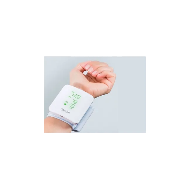 Tensiometru de încheietură iHealth View BP7s cu afișaj și Bluetooth
