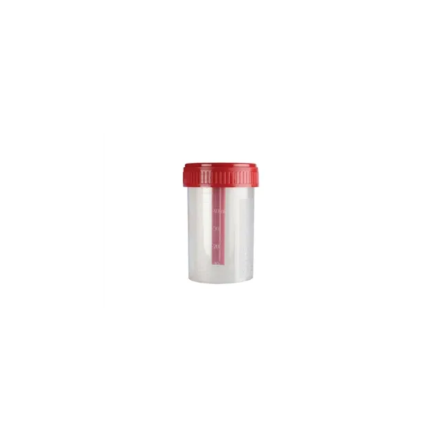 Recipient Steril pentru Probe Fecale Coprotainer® 60 ml – Ambalare Individuală, Capac Filetat Roșu, Cutie 500 bucati
