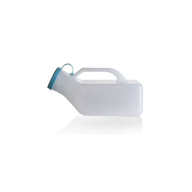 Recipient Urinar Bărbați cu Mâner 1000 ml – Gradat, Cap Etanș, Plastic Rezistent
