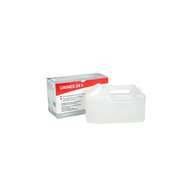 Rezervor Colectare Urină 24h GIMA – 2500 ml, Gradat, Ambalat Individual, Polietilenă