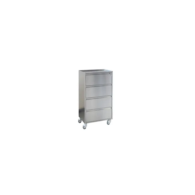 Carucior INOX pentru Instrumentar – cu Sertare Glisante