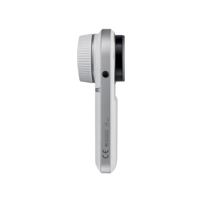 Dermatoscop portabil HEINE DELTAONE – alb, cu iluminare LEDHQ și placă de contact sterilizabilă