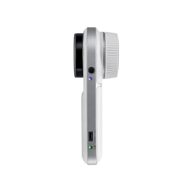 Dermatoscop portabil HEINE DELTAONE – alb, cu iluminare LEDHQ și placă de contact sterilizabilă