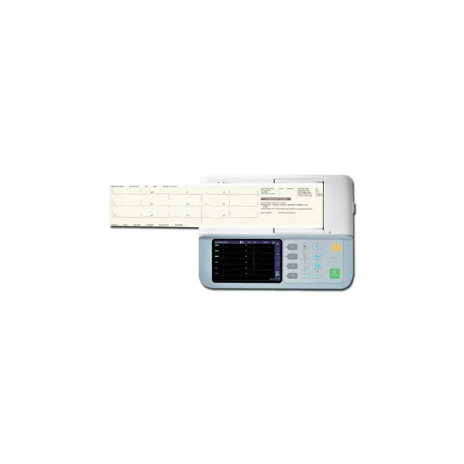 Electrocardiograf Portabil Mindray BeneHeart R3 cu 3 Canale – Algoritm Glasgow Expert, Ecran Color de Înaltă Rezoluție și Ultra-Ușor (1.2 kg)