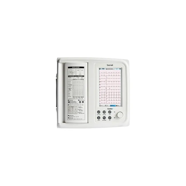 Electrocardiograf Portabil Cardio 7 cu 12 Canale – Ecran Touch Screen Color 7", Interpretare Cod Minnesota, Analiză HRV și Printare Format Lat A4