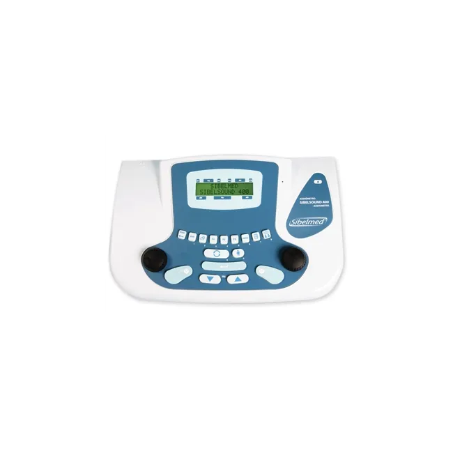 Audiometru Diagnostic SIBELSOUND 400-AOM – Testare aer, os și cu mascaj, 2 canale, digital