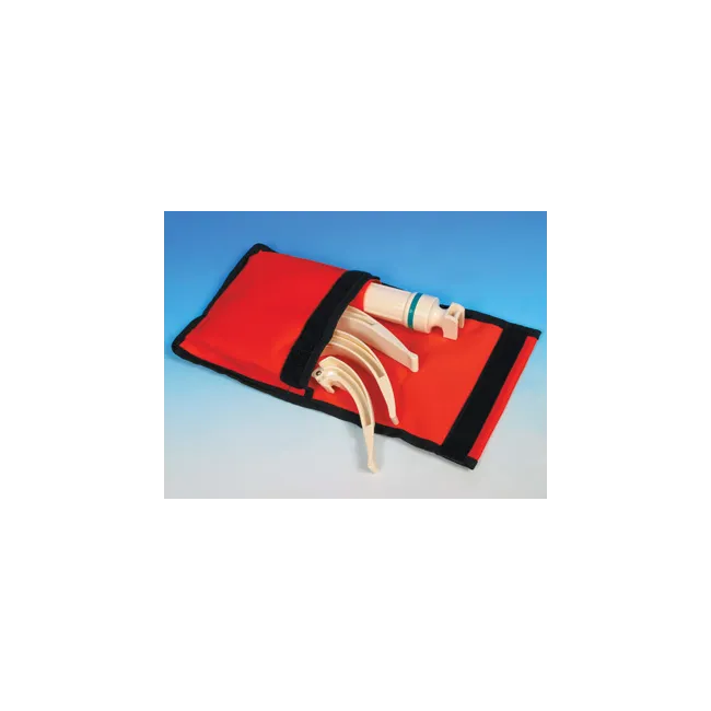 Pachet de Urgență Laringoscop – Mâner Plastic + 3 Lame FO de Unică Folosință (Nr. 2, 3, 4)
