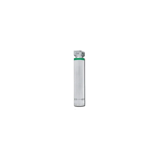 Mâner LED reîncărcabil GIMA Green F.O. 2.5 V – pentru adulți și pediatric, compatibil lame standard ISO 7376