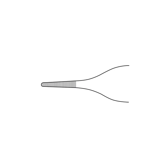 Pensă Adson Aesculap dreaptă 12 cm– Instrument chirurgical de precizie, diverse mărimi, BBraun