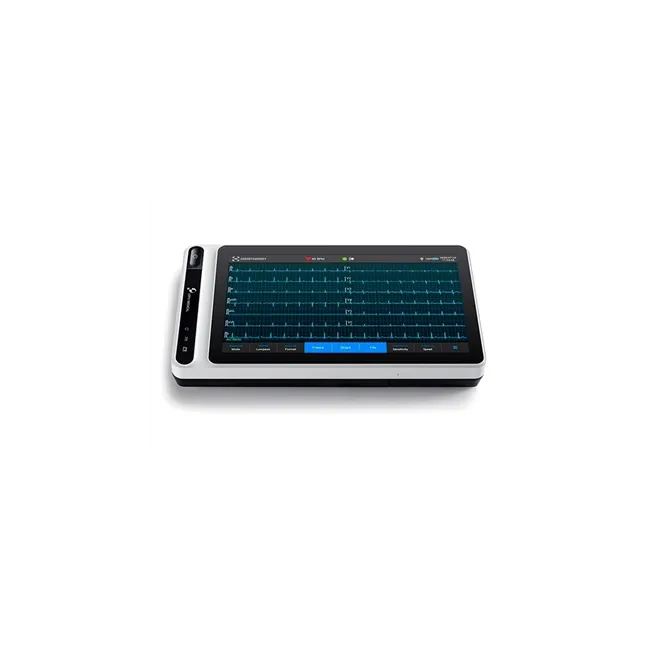 Tabletă Electrocardiograf NEO ECG S120 – Ecran Touch Screen Color 7", Achiziție pe 12 Derivații, Conectori Snap Plug, Algoritm Glasgow și Transmisie Wireless WiFi/4G