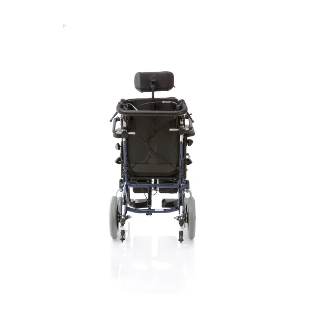 Fotoliu rulant multipostural Moretti Relief Go! CP900 – roți spate de 30 cm, cadru din oțel, ajustări multiple