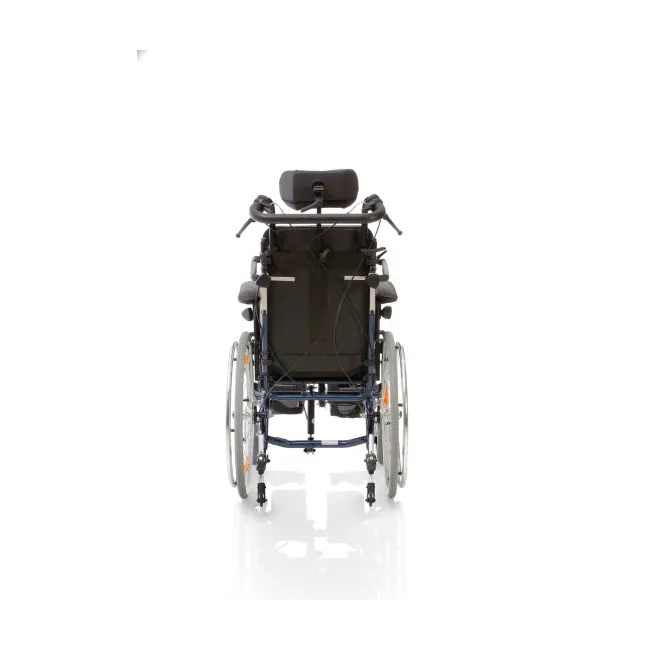 Scaun cu rotile multifuncțional cu autopropulsie – roți mari Ø 60 cm, cadru robust din oțel și numeroase reglaje