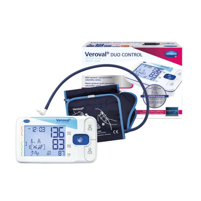 Veroval duo control tensiometru braț cu bluetooth acuratețe ridicată, Hartmann