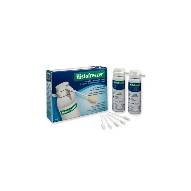 HISTOFREEZER MIX - 2 sticle 80 ml + 24 aplicatoare 2 mm, 36 aplicatoare 5mm