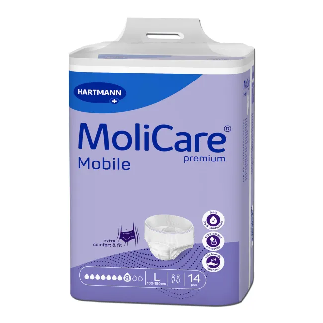 Scutece tip Chilot MoliCare® Premium Mobile 8 picaturi, 14 bucati, Hartmann