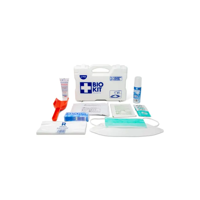 BIO KIT- Kit cu agent de îngroșare sub formă de pulbere pentru colectarea rapidă, sigură și igienică a fluidelor biologice