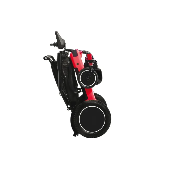 Cărucior electric pliabil din aluminiu cu baterii litiu detașabile și suspensii MOBILITY 850 - fabricat in Italia