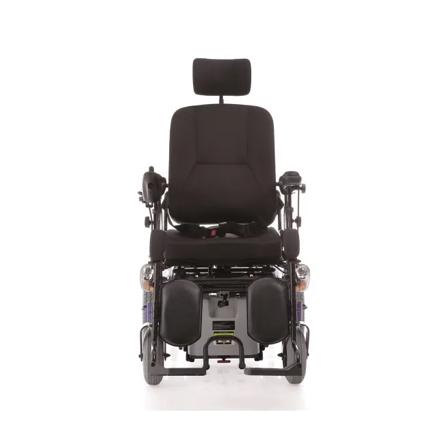Scaun cu rotile electric multipostural cu reglaje electrice complete
