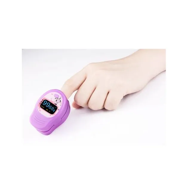 Pulsoximetru Pediatric de Deget – măsurare SpO₂, Puls și Indice de Perfuzie
