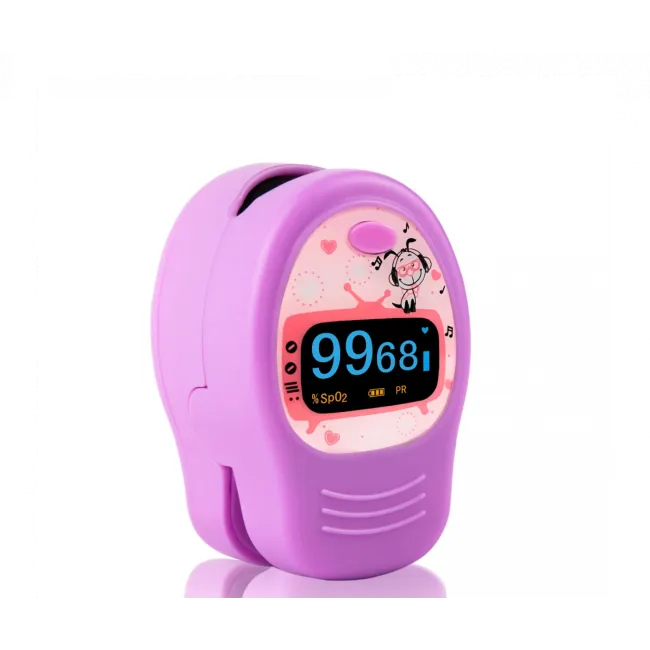 Pulsoximetru Pediatric de Deget – măsurare SpO₂, Puls și Indice de Perfuzie