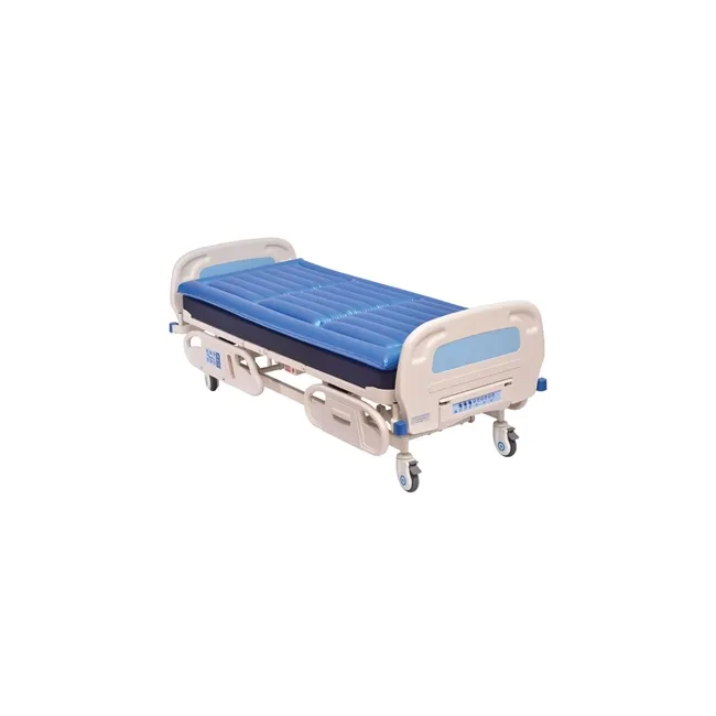 Saltea antidecubit cu apă din PVC, cadru cu aer + 3 elemente cu apă, 200x93x11,5 cm, cu pompă manuală