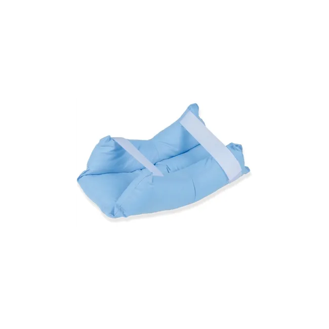Pernă pentru călcâi 32x12 cm, fibră siliconică, husă 100% bumbac, fabricată în Italia
