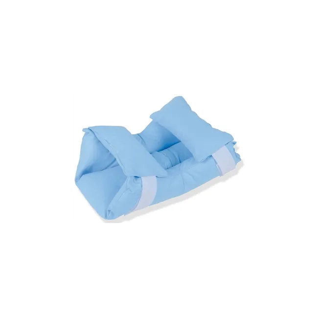 Pernă pentru călcâi Plus 32x15 cm, fibră siliconică, husă 100% bumbac, fabricată în Italia