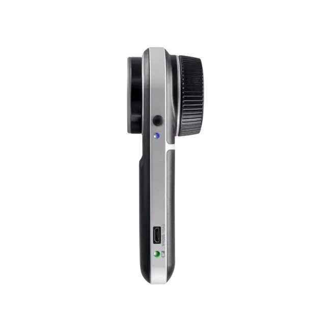 Dermatoscop portabil HEINE DELTAONE – negru, cu iluminare LEDHQ și placă de contact sterilizabilă