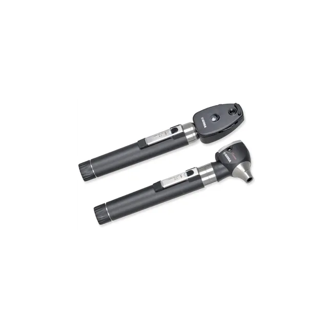 Set Oto-Oftalmoscop LED cu 2 Mânere Reîncărcabile