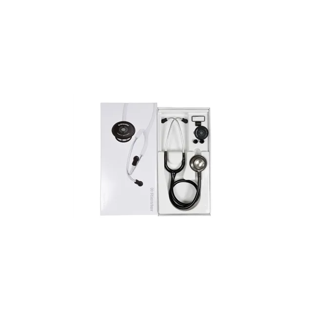 Stetoscop Riester Duplex® 2.0 din oțel inoxidabil - negru