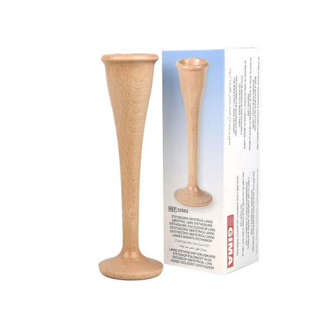 Stetoscop obstetric pinard lung din lemn de fag – 17 cm