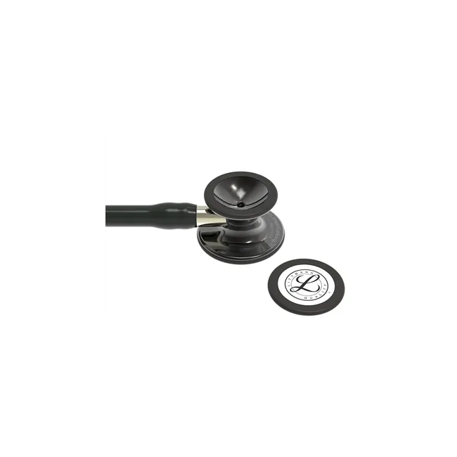 Stetoscop 3M™ Littmann® Cardiology IV – Negru cu Finisaj Fumuriu Lustruit Intens