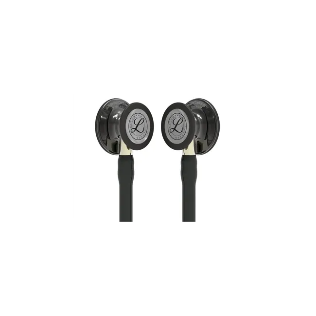Stetoscop 3M™ Littmann® Cardiology IV – Negru cu Finisaj Fumuriu Lustruit Intens