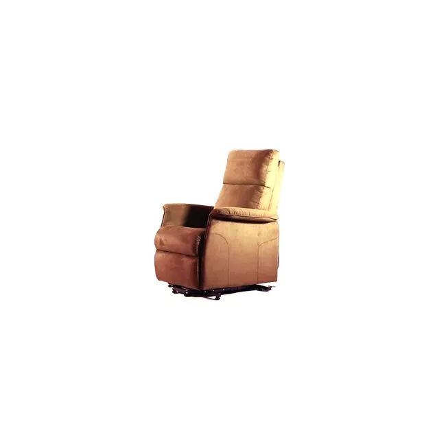 Fotoliu liftabil Arianna Lift cu 2 motoare – suport extra pentru picioare, culoare maro