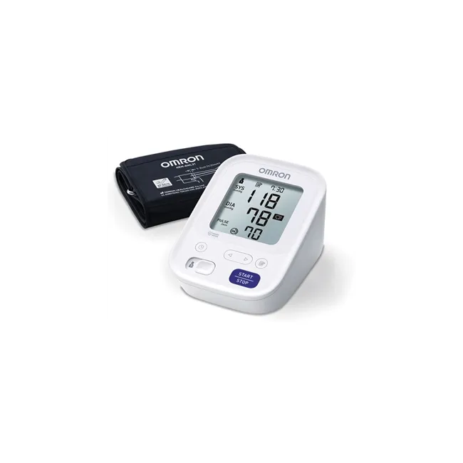 Tensiometru digital de braț OMRON M3 HEM-7154-E, manșetă Easy 22–42 cm, memorie 2 utilizatori