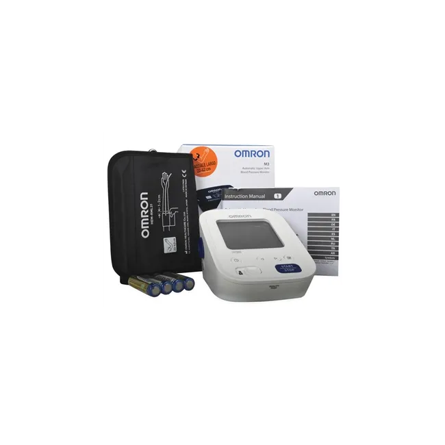 Tensiometru digital de braț OMRON M3 HEM-7154-E, manșetă Easy 22–42 cm, memorie 2 utilizatori