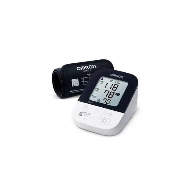 Tensiometru digital de braț OMRON M4 Intelli IT HEM-7155T-EBK, Bluetooth, manșetă Intelli Wrap 22–42 cm