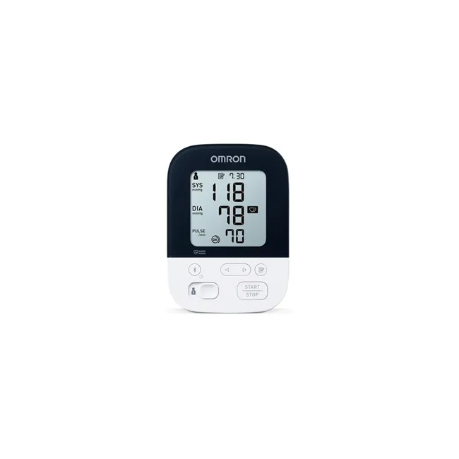 Tensiometru digital de braț OMRON M4 Intelli IT HEM-7155T-EBK, Bluetooth, manșetă Intelli Wrap 22–42 cm