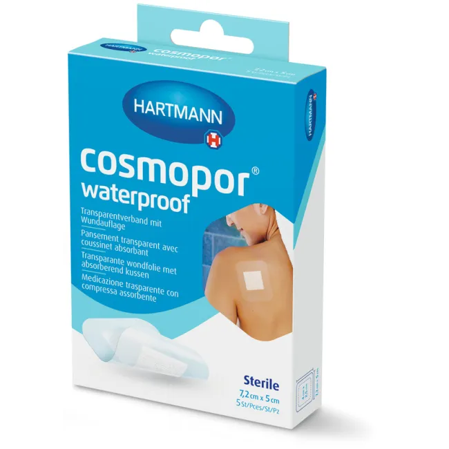 Cosmopor plasture steril transparent și impermeabil 5 buc, Hartmann