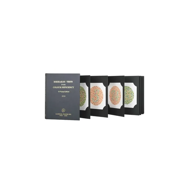 Test de culoare Ishihara – carte cu 38 de planșe pentru daltonism