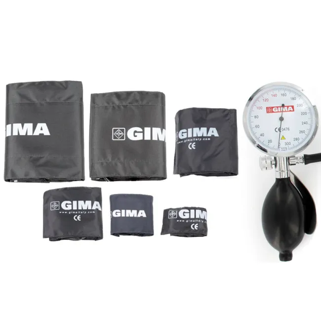 Tensiometru Mecanic Profesional Sirio Gima – Kit Complet cu 5 Manșete Interschimbabile